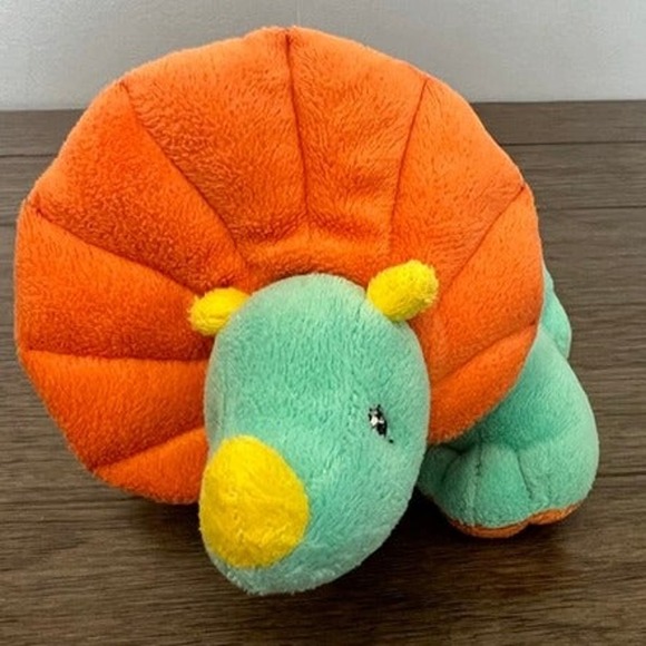 Babies “R” Us Teal Triceratops Dinosaur Plush 9" - Picture 1 of 5